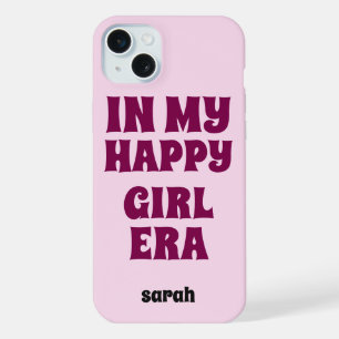 IN MEINER GLÜCKLICHEN MÄDCHENZEIT PERSONALISIERTER iPhone 15 PLUS HÜLLE