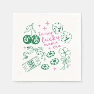 In meiner glücklichen Mama-Ära St. Patricks Day Serviette