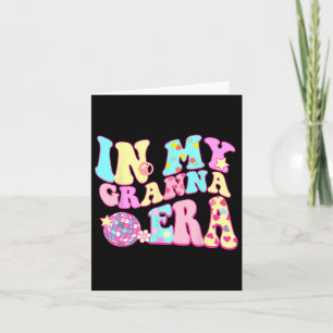 In meiner Granna Era Sarcastic Groovy Retro Disco Karte