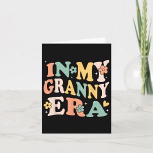 In meiner Granny Era Funny Sarcastic Groovy Retro  Karte