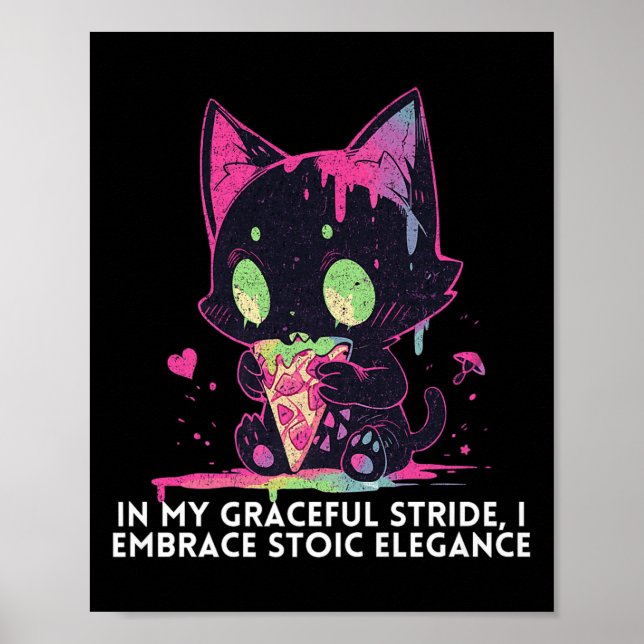 In meiner grässlichen Reise verehre ich die stoisc Poster (Vorne)