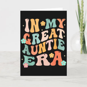 In Meiner Großen Tante Ära Baby Ankündigung Mütter
