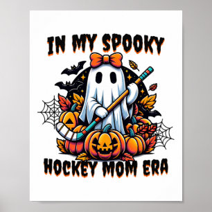 In meiner gruseligen Hockey-Mom-Ära Halloween Coqu Poster