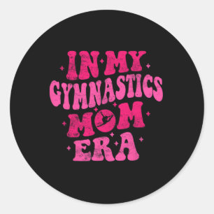 In meiner Gymnastik Mama Erbe Funny Gymnastics Mam Runder Aufkleber