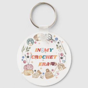 In meiner Häkel-Ära ,Geschenk für Crafter-Mutter, Schlüsselanhänger