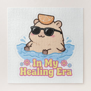In Meiner Heilungsära Lustiges Capybara Puzzle