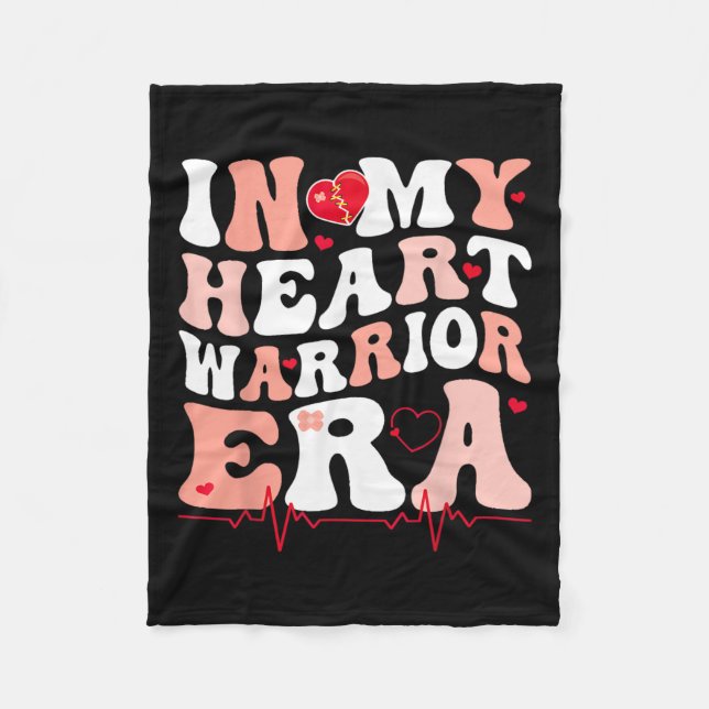 In meiner Herzkriegszeit kalte Herzerkrankungen Fleecedecke (Vorderseite)