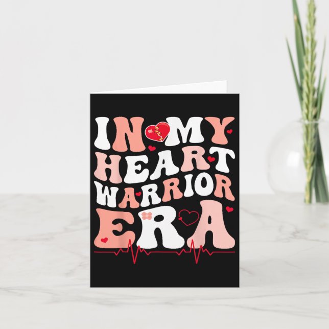 In meiner Herzkriegszeit kalte Herzerkrankungen Karte (Vorderseite)