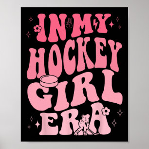 In Meiner Hockey-Mädchen-Ära Retro-Spieltag Poster