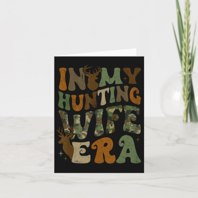In meiner Jagd-Ehefrau Karte (Vorderseite)