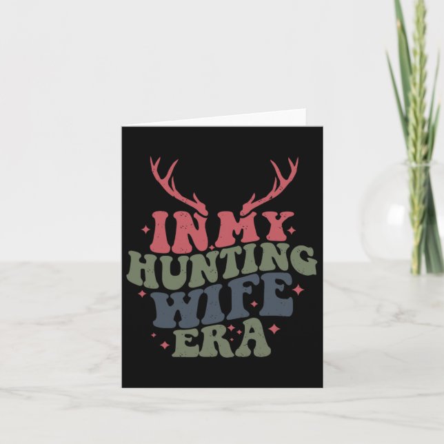 In meiner Jagd-Ehefrau Karte (Vorderseite)