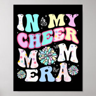 In meiner jubelnden Mama Era Funny Cheerleader Mot Poster