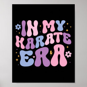 In Meiner Karate-Ära Groovy Retro Martial Arts Nie Poster