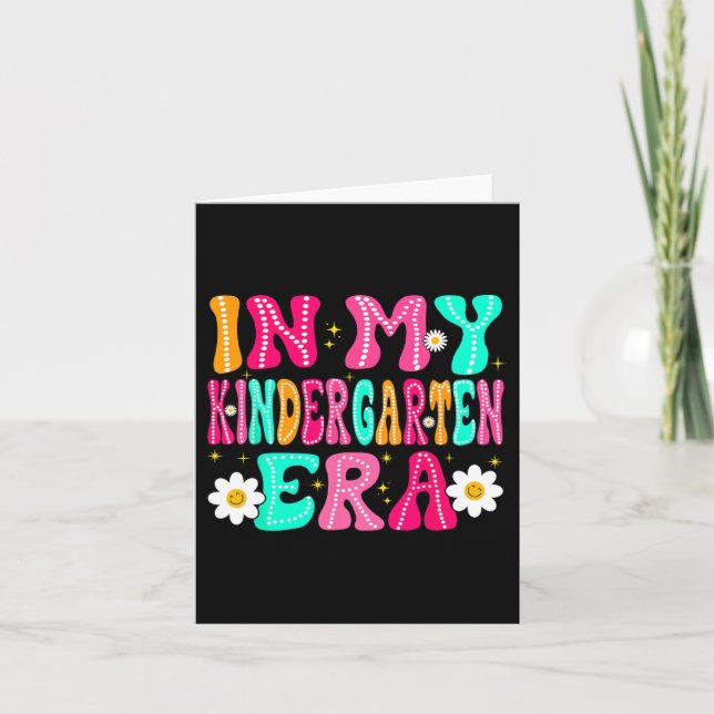 In meiner Kindergartenzeit zurück zum Kindergarten Karte (Vorderseite)