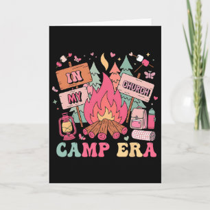 In meiner Kirchenlager-Ära Sommerferien Camping-Tr Karte