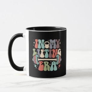 In meiner Krafttrainings-Ära Retro Groovy Fitness- Tasse