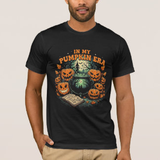 In meiner Kürbis-Ära Retro-gruseliger Halloween T-Shirt