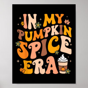 In meiner Kürbisgewürzenzeit Herbst Erntedank glüc Poster