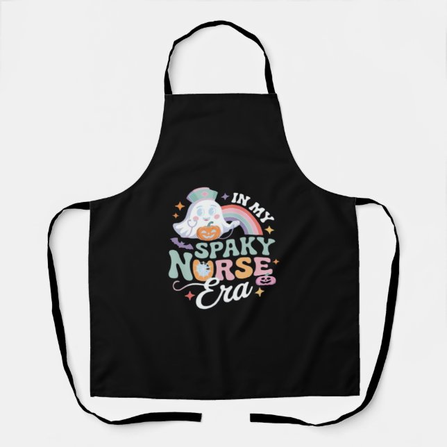 In meiner leckeren Nursezeit Halloween-Trick oder  Schürze (Vorderseite)