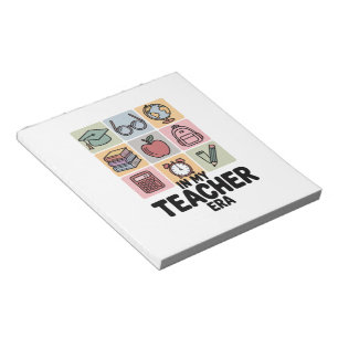 In meiner Lehrer-Ära Kindergarten-Lehrer-Leben Notizblock
