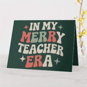 In meiner Lehrer-Ära Vorschullehrer-Leben Geschenk Karte