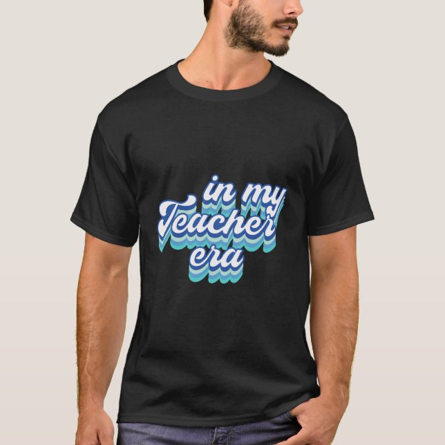 In meiner Lehrerzeit in Blau T-Shirt (Vorderseite)