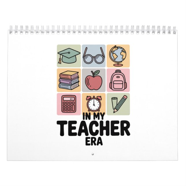 In meiner Lehrerzeit Kindergarten Lehrerleben Kalender (Titelbild)