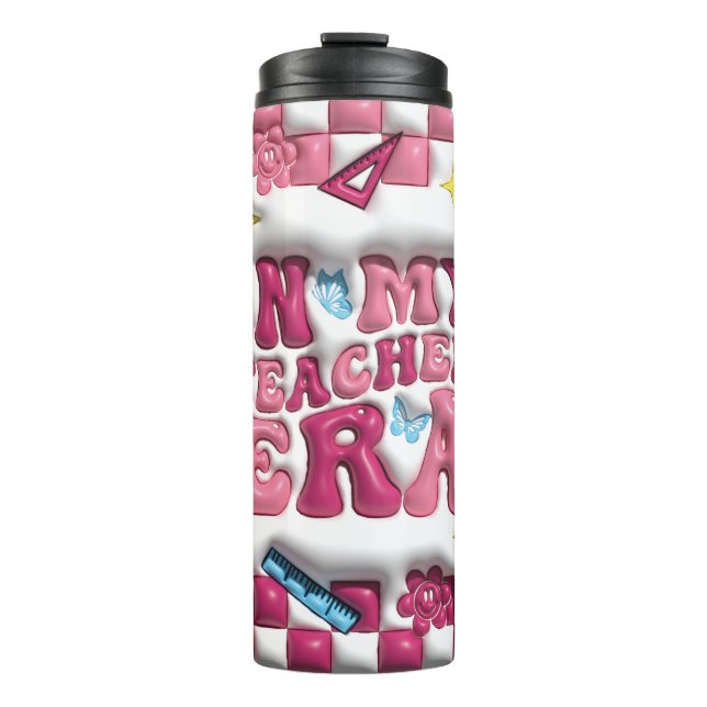 In meiner Lehrerzeit Puffy Bubble 3D Tumbler Thermosbecher (Vorderseite)