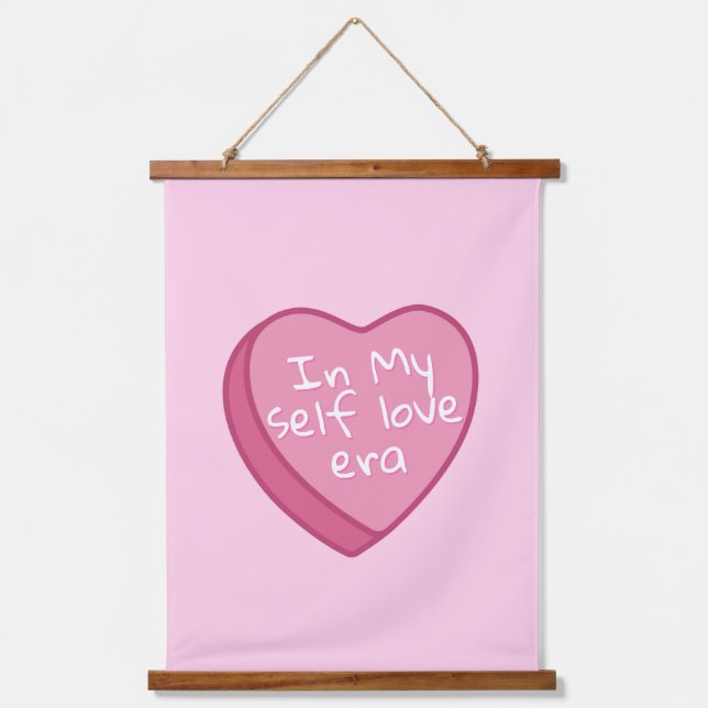 "In meiner Liebe Zeitalter" Holzklappentapeten Wandteppich Mit Holzrahmen (Vorderseite)