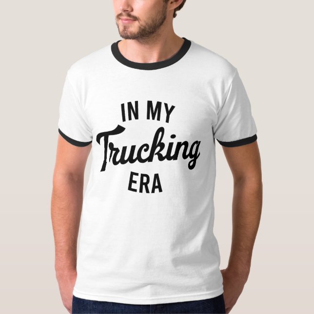 In meiner LKW-Ära Funny Trucker T-Shirt (Vorderseite)