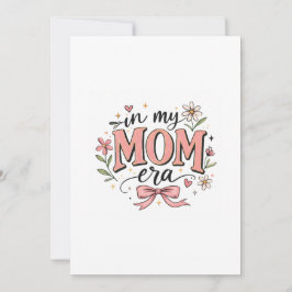 In Meiner Mama-Ära Trendiges Muttertags-T-Shirt Einladung