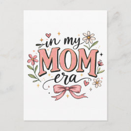 In Meiner Mama-Ära Trendiges Muttertags-T-Shirt Postkarte