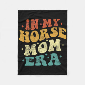 In meiner Mama Era Funny Horse Mama Vintag Mutter Fleecedecke