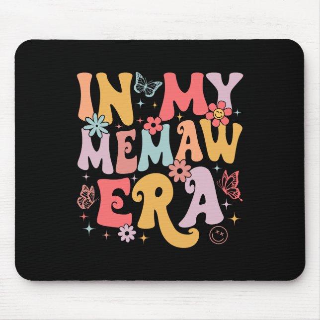 In meiner Memaw Ära erleben Groovy Retro Mütter Da Mousepad (Vorne)