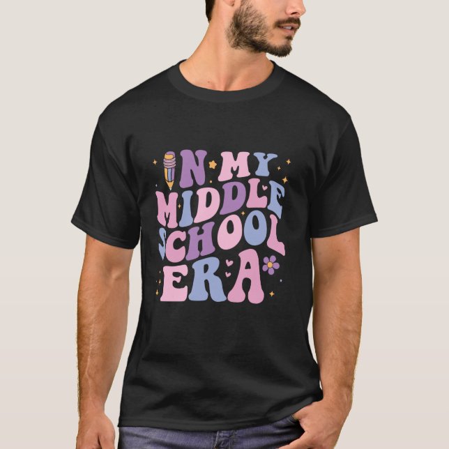 In meiner Mittelschulzeit Niedlich zurück zum Schu T-Shirt (Vorderseite)