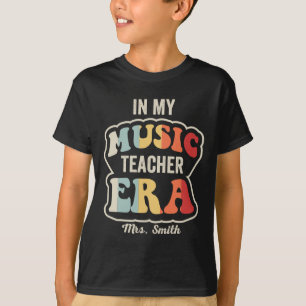 In meiner Musiklehrer-Ära Frau Smith Retro-Musik T-Shirt