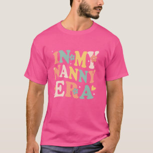 In meiner Nanny Era Funny Sarcastic Groovy Retro M T-Shirt