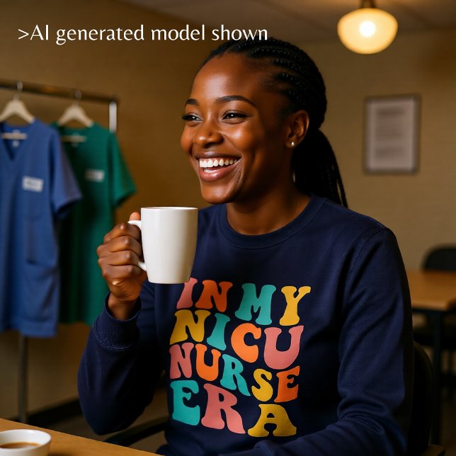 In meiner NICU-Krankengeschichte Sweatshirt (Retro NICU Nurse Era – Neonatal Nurse Groovy Sweatshirt)