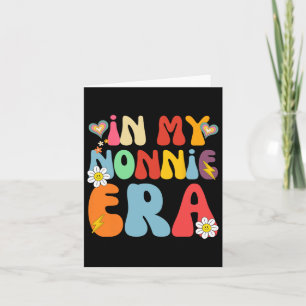 In meiner Nonnie Era Funny Sarcastic Groovy Retro Karte