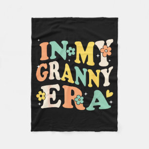 In meiner Oma-Ära lustig sarkastisch groovy retro Fleecedecke