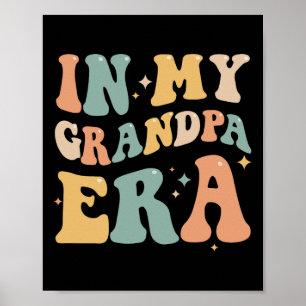 In meiner Opa Era Lover Groovy Retro Papa Funny Fu Poster
