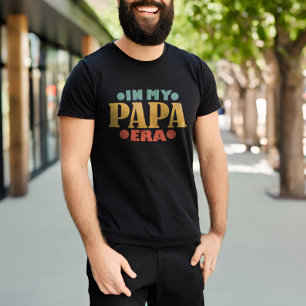 In meiner Papa-Ära Retro Vintage Lustiger Vatertag T-Shirt