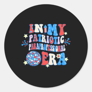In meiner Patriotischen Paraprofessionellen Ära gl Runder Aufkleber