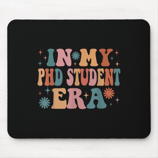 In meiner Phd Student-Ära Funny Women Weihnachten Mousepad (Vorne)