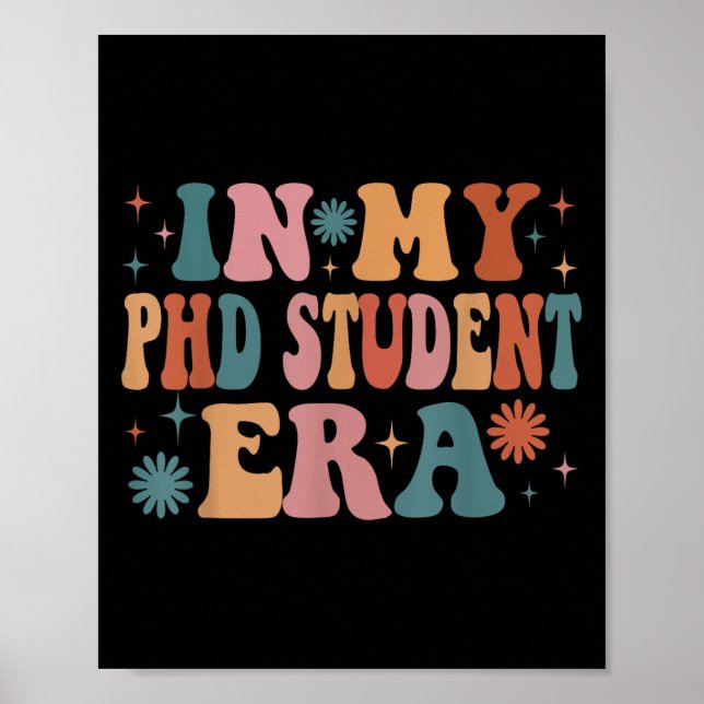 In meiner Phd Student-Ära Funny Women Weihnachten Poster (Vorne)