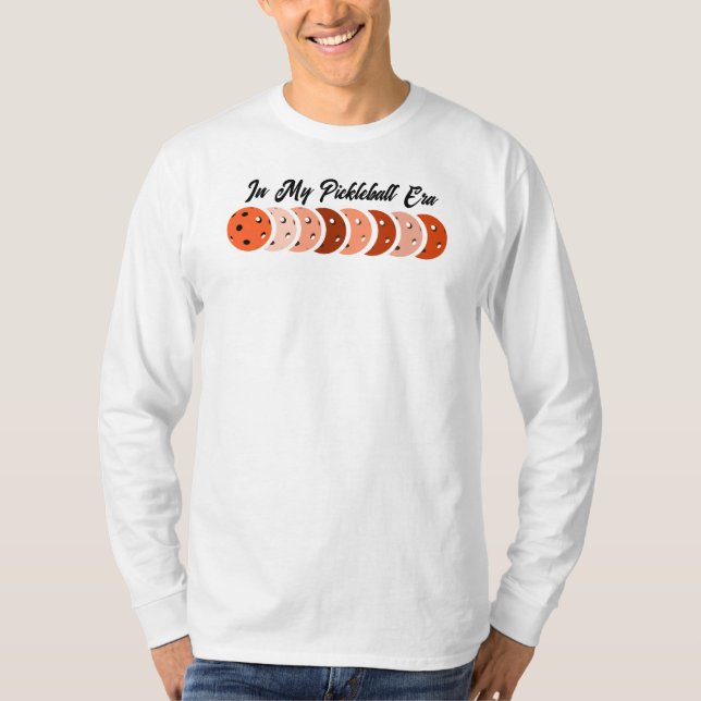 In meiner Pickleball-Ära - Orange Vibes Design T - T-Shirt (Vorderseite)