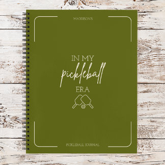 In Meiner Pickleball-Ära Pickle-Schläger Vintage-D Notizbuch