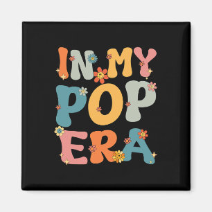 In meiner Pop-Ära Groovy Retro Pop Papa Opa Väter Magnet