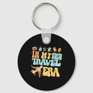In meiner Reisezeit Funny Traveller Flugzeug Summe Schlüsselanhänger