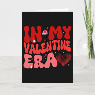 In meiner Retro-Valentinstag-Ära Groovy Valentinst Karte